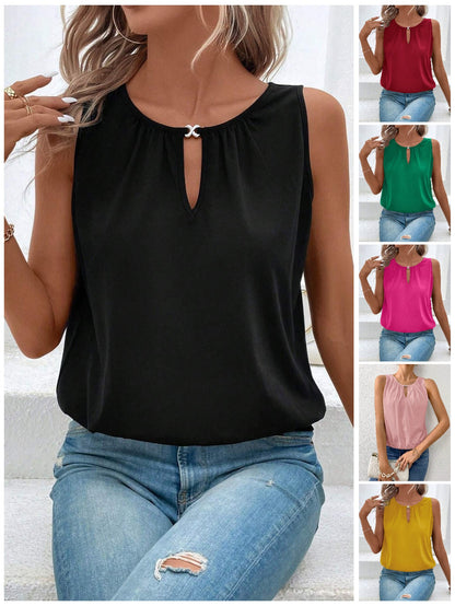 💖✨This Week's Special Sale 49% OFF🌸Womens High Neck Sleeveless Tank Top