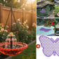 🔥 2026 Spring Sale 50% OFF 🐦 Solar Cascade Hanging Bird Bath Fountain – Outdoor Garden Decor ✨