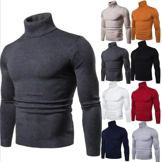 🎅🎄Christmas Sale🥳- Men's Warm Turtleneck sweater（Cotton + Spandex + Wool）