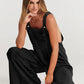 Plus Size Wide Leg Overalls Jumpsuit