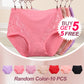 🔥2025 Plus Size Leak Proof Cotton High Waist Panties👍 (Buy 5 Get 5)