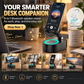 📱 5-in-1 Wireless Induction Bluetooth Speaker Phone Stand 🔊– Multi-Function Desk Gadget for Music, Calls & Hands-Free Viewing ✨