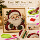 DIY Christmas Pearl Diamond Painting Art Kit 🎨💎 A Calming Craft That Captures the Magic of the Season ✨