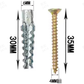 Upgraded Serrated Iron Expansion Screws 🔩 Lock Tight, Hold Strong – A Fixing That Won't Let Go ✨