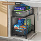 📢🔥50% OFF! 📦2-Tier Pull-Out Shelf – Double Storage & Easy Reach, Make Your Cupboards Tidy & Accessible 🔄💪