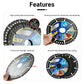 🔥50% Off!💎 4.5" Multi-Material Diamond Blade – Durable & Reliable Cutting for Tile, Stone & Concrete 🛠️⚙️