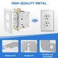 🛠️ Perfect Alignment in Seconds – Wall Plate Spacers That Fill the Gap. Fits Standard UK Back Boxes. Free UK Delivery