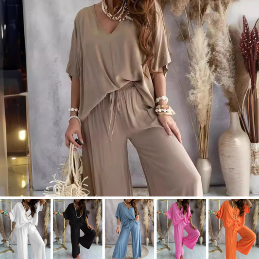 🔥2025 HOT SALE💝🌸Women’s Casual Loose Solid Color Suit✨