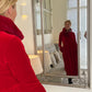 Solid-Color Velvet Elegant Swing Dress
