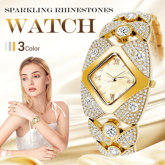 🎁 2026 New Arrivals 50% OFF 💥 Women's Retro Quartz Watch with Sparkling Rhinestones – Timeless Elegance & a Touch of Glamour ✨