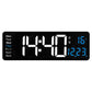🌙 Auto-Dim, Always Readable – 16" Wall Clock with Room Temperature Display. Free UK Delivery