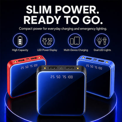 Mini Portable Power Bank ⚡ Pocket-Sized Power, Ready When You Are – Never Run Out of Battery Again ✨