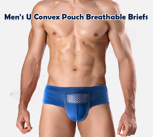 💖 Men's U Convex Pouch Breathable Briefs!