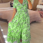 💃Hot Sale - 50% OFF🔥Floral Print V-neck Dress