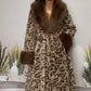 🎁2026 New Arrivals 60% OFF💥Women's Leopard Print Fluffy Faux Fur Coat with Belt🔥🔥