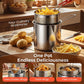 ♨️ Deep Fry, Steam Veg or Hot Pot – One Stainless Steel Pot Does It All. 49% Off Today. UK Dispatch