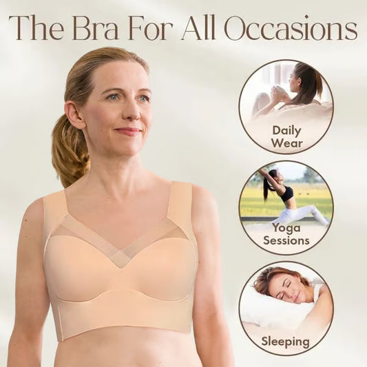 🔥Breathable Seamless Wireless Support Bra