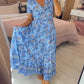 💃Hot Sale - 50% OFF🔥Floral Print V-neck Dress