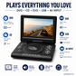 📺 Keep the Kids Happy on Every Road Trip – 7.8" Portable DVD Player with Rechargeable Battery. Free UK Delivery