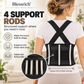🛡️ Limited-Time Offer!💃Breathable 4-Rod Waist Support Brace – Instant Back Support & Comfort for Work, Lifting & Daily Wear 💪