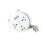 🔌 Tidy Desk, One Cable – Cord-Winding Power Strip with UK Plug & USB-C Fast Charging. UK Stock