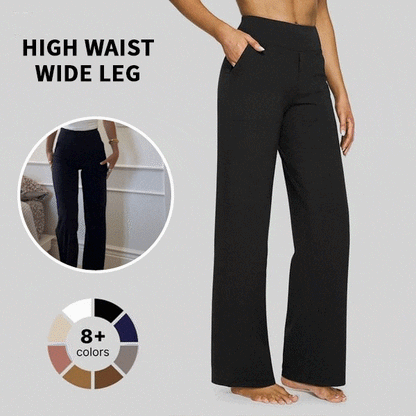 🔥 FINAL 24H SALE 50% OFF 🔥 High-Waist Loose Yoga Pants - Perfect for Office, Errands & Workouts | Breathable, Slimming Fit & Versatile Style