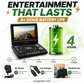 📺 Keep the Kids Happy on Every Road Trip – 7.8" Portable DVD Player with Rechargeable Battery. Free UK Delivery