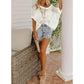 🏖️Women's Summer Scoop Neck ShortSleeve Sweater Casual Crochet Hollow Out KnitTops