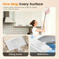 ⏰ LIMITED TIME OFFER !!🏆Flat Mop with Stainless Steel Handle – Reusable Washable Mop Cloths Included, Make Everyday Floor Cleaning Easier ✨