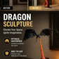 🐉 A Dragon Lives in Your Bookshelf – LED Book Nook with Flying Dragon & Warm Glow. 50% Off. UK Stock