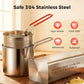 ♨️ Deep Fry, Steam Veg or Hot Pot – One Stainless Steel Pot Does It All. 49% Off Today. UK Dispatch