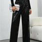 📢📢50 % OFF !!🎅Women's Sequin Sparkle Wide Leg Pants with Elastic Waistband