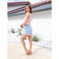 💖LAST DAY SALE 50% OFF🥰High Rise Frayed Hem Cut Off Dad Shorts