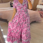 💃Hot Sale - 50% OFF🔥Floral Print V-neck Dress
