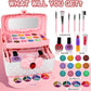 👑 LIMITED-TIME 50% OFF! 💖✨Non-Toxic Portable Kids Pretend Makeup Set, Washable Play