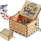 📢50% OFF !! ⏰"You Are My Sunshine" Musical Box, Hand Crank Wooden Engraved Music Box, Romantic Keepsake Gift for Loved Ones🎁