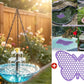 🔥 2026 Spring Sale 50% OFF 🐦 Solar Cascade Hanging Bird Bath Fountain – Outdoor Garden Decor ✨