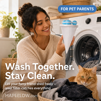 🧺 Traps Lint, Hair & Fluff While It Floats – Laundry Filter Mesh Bag. Free UK Delivery