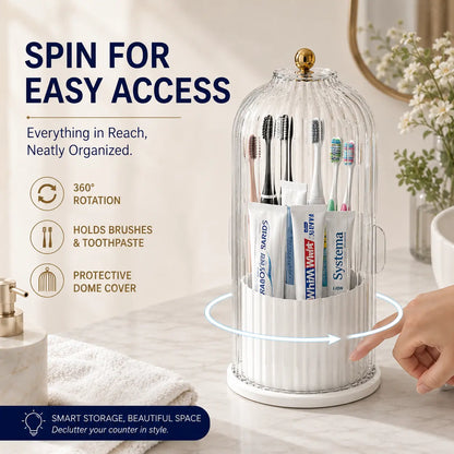 🚿 Save Counter Space & Keep Brushes Clean – Wall-Mountable Toothbrush Holder. Free UK Delivery