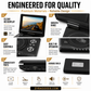 📺 Keep the Kids Happy on Every Road Trip – 7.8" Portable DVD Player with Rechargeable Battery. Free UK Delivery