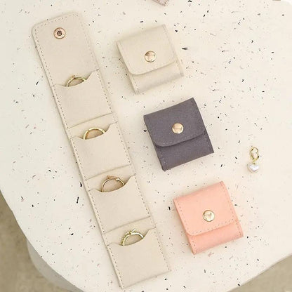 🔥Last day 50% OFF! ✨ Mini Travel Jewelry Bag – Compact Organizer Case for Rings, Earrings & Accessories 💍