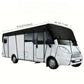 🎃 Halloween Special! 🚐 Caravan & Motorhome Roof Cover – 210D Oxford with Adjustable Straps, Protect Your Roof from Leaves, Dirt & Weather 🍂