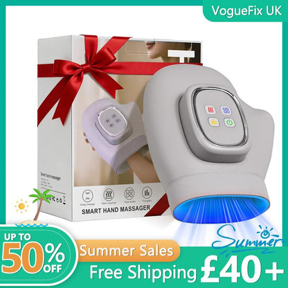 💆 Soothe Tired Hands & Wrists – Air Compression Massager with 3 Modes, 5 Intensities & Auto Timer. 50% Off. UK Stock