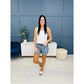 💖LAST DAY SALE 50% OFF🥰High Rise Frayed Hem Cut Off Dad Shorts