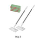 ⏰ LIMITED TIME OFFER !!🏆Flat Mop with Stainless Steel Handle – Reusable Washable Mop Cloths Included, Make Everyday Floor Cleaning Easier ✨