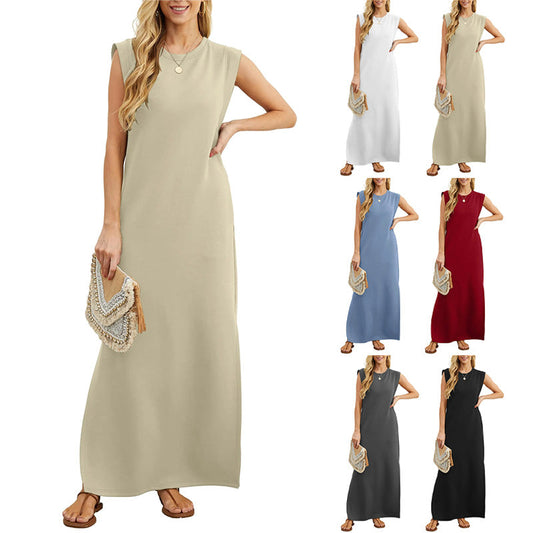 🌿Women Loose Split Wrinkle-Free Long Dress