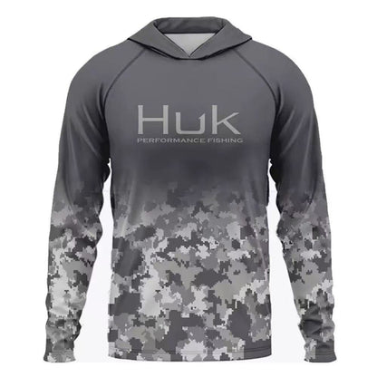 Men's Camouflage Fishing Hoodie 🎣 Blend In, Stay Cool, Cast Longer – UPF 50+ & Quick-Dry Performance ✨