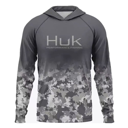 Men's Camouflage Fishing Hoodie 🎣 Blend In, Stay Cool, Cast Longer – UPF 50+ & Quick-Dry Performance ✨