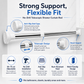 🧺 Save 50%! 👔 Telescopic Clothing Rod, No Drill Extendable Clothes Hanging Bar for Wardrobe & Bathroom ✨