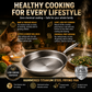 🍳 No Coating, No Compromise – Hand-Hammered Non-Stick Pan That Loves Metal Spatulas. 50% Off. UK Stock